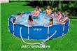 Bể bơi khung kim loại tròn 3m05 kèm máy lọc nước INTEX 28202