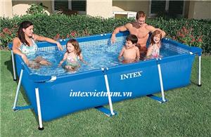 Bể bơi khung kim loại chữ nhật INTEX 28270