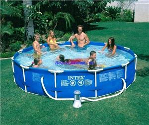 Bể bơi khung kim loại tròn 457*107cm INTEX 28234