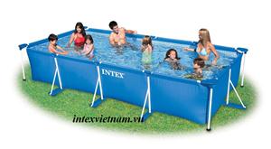Bể bơi khung kim loại chữ nhật INTEX 28272